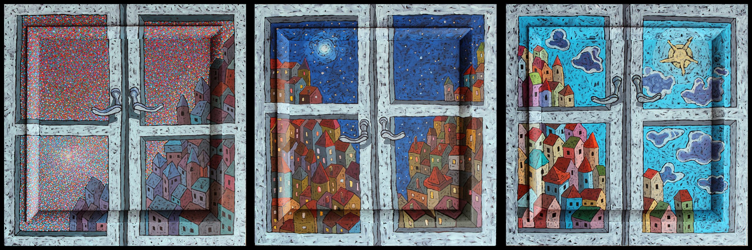 Tryptyk – Dwa okienka / Triptych – Two windows